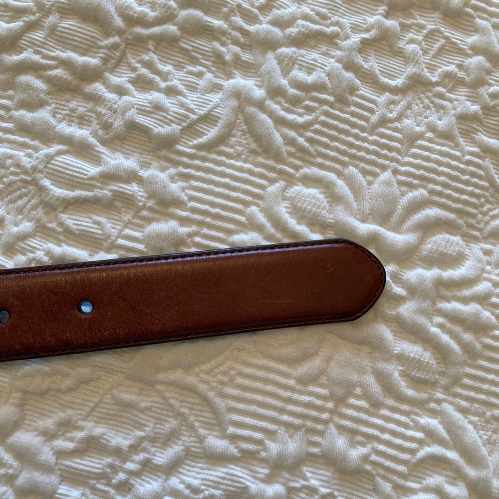 Men's Eddie Bauer Leather Belt - Picture 5 of 10